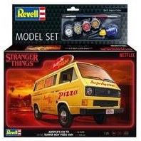 تصویر مدل خودرو ست 1:25 اتوبوس فولکس واگن T3 STRANGER THINGS 67725 اورجینال REVELL 