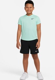 تصویر تی شرت تنیس بچگانه نایک NikeCourt Dri-FIT Victory- سبز 