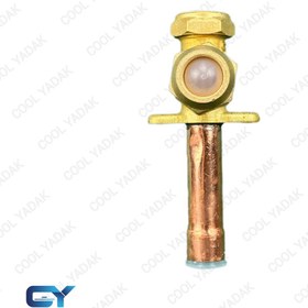 تصویر شیر سرویس کولرگازی 5/8 صاف 