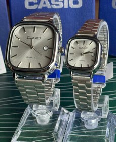 تصویر ساعت مردانه کاسیو اورجینال صفحه مربع عقربه ای 3298-c Casio 3298-c