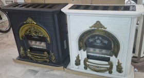 تصویر بخاری گازی طرح شومینه جهان افروز صنم مدل پرنس 30000 Prince 30000 model fireplace gas heater