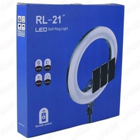 تصویر رینگ لایت مدل RL-21 به همراه سه پایه RL-21