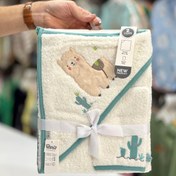 تصویر سرویس حوله 2 تیکه پاپو ۱۰۰٪ نخ پنبه طرح لاما papo 