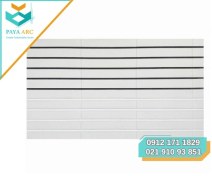 تصویر آجر نسوز نما سفید یخی 6×40 