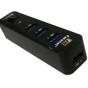 تصویر هاب USB 3.0 چهار پورت فرانت مدل FN-U3H403S Faranet FN-U3H403S 4-in-1 USB 3.0 Hub