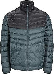 تصویر جک و جونز مردان JJesprint Puffer Collar Noos Jacket Coamet (بسته 1) JACK &amp; JONES Men Jjesprint Puffer Collar Noos Quilted jacket (pack of 1)