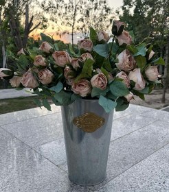 تصویر شاخه گل مصنوعی رز 