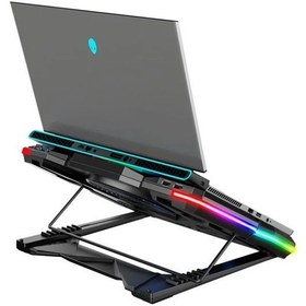 تصویر کول پد کول کلد مدل K44 با مانیتور CoolCold k44-1 RGB