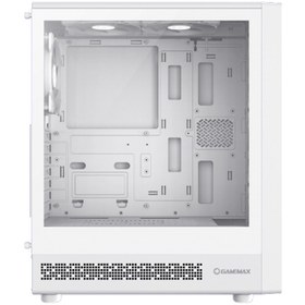 تصویر کیس کامپیوتر گیم مکس مدل Storm 2 White GameMax Storm 2 White Mid Tower Case