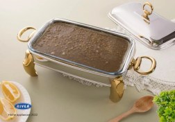 تصویر سوفله مستطیل بزرگ پافیلی طلایی ریور کد WD 207G 