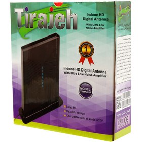 تصویر آنتن رومیزی تیراژه Tirajeh Tamasha 3m + آداپتور Tirajeh Indoor Antenna