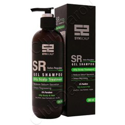 تصویر شامپو مناسب چربی پوست سر ساین اسکین Synscalp gel shampoo 300g 