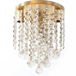 تصویر لوستر سقفی الیزه ۳ لامپ با گوی پلاستیکی 