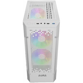 تصویر کیس کامپیوتر گیمدیاس مدل AURA GC7 Gamdias AURA GC7 Mid Tower Case