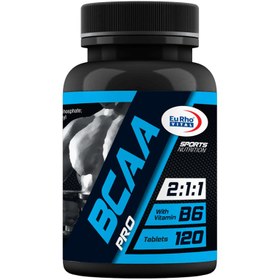 تصویر قرص BCAA يوروويتال ۱۲۰ عددی 