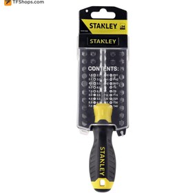 تصویر ابزار نگهدارنده سرپیچگوشتی استنلی مدل STHT0-70885 Ratcheting Multi-Bit Stubby Screwdriver