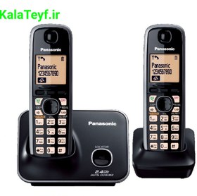 تصویر تلفن بی سیم پاناسونیک مدل KX-TG3712 ا Panasonic KX-TG3712 Wireless Phone Panasonic KX-TG3712 Wireless Phone
