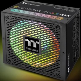 تصویر پاور 750 وات فول ماژولار برند ترمالتیک مدل THERMALTAKE ToughtPower GF1 ARGB 750W (کارکرده همراه با کارتن) 