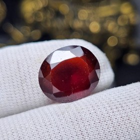 تصویر نگین سنگ طبیعی گارنت معدنی کد 35488 