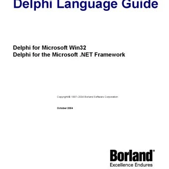خرید و قیمت دانلود کتاب Delphi Language Guide. Microsoft Win32 & .NET ...