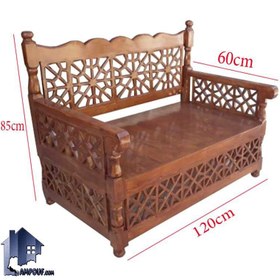 تصویر تخت سنتی دونفره TrK280 