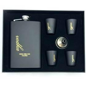 تصویر هیپفلاسک (قمقمه جیبی) 4شات مدل ودکا 270cc کد a530423 