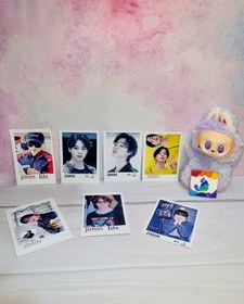 تصویر پولاروید فوتو کارت عکس طرح BTS جیمین (چیمی) سایز ۷٫۵×۹ | رنگی بانو - 4 BTS Jimin (Chimmy) Polaroid Photo Card 7.5x9 cm – Single | Rangi Bano