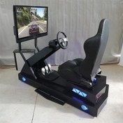 تصویر شبیه ساز رانندگی ثابت واقعیت مجازی ا vr driving simulator vr driving simulator