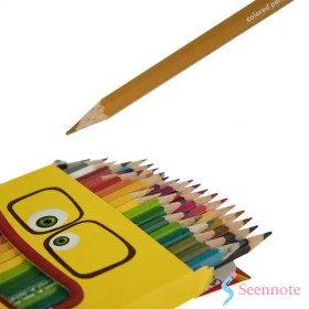 تصویر مداد رنگی 36 رنگ مقوایی آریا مداد رنگی آریا