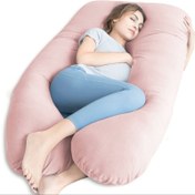 تصویر بالش بارداری پر مدل یو شکل Par Pregnancy Pillow U- Shaped