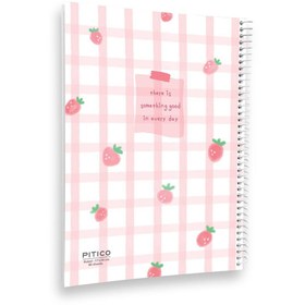 تصویر دفتر خط دار مجلد ۸۰ برگ سری pastel 