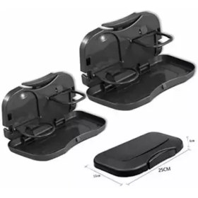 تصویر میز پذیرایی پشت صندلی خودرو Car back seat reception table