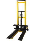 تصویر استاکر دستی ظرفیت ۲تن ارتفاع ۱/۷۰ (ورق خم) آریا تجهیز Manual stacker, capacity 2 tons, height 1.70 (bent sheet), Aria Tajhiz