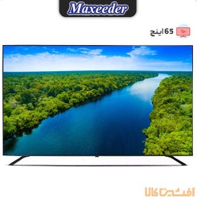 تصویر تلویزیون کیو ال ای دی مکسیدر مدل MX-TV216U FN6503 سایز 65 اینچ Maxeeder MX-TV216U FN6503 QLED 65 Inch