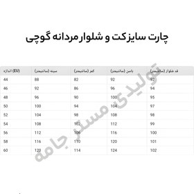 تصویر کت و شلوار مردانه گوچی 