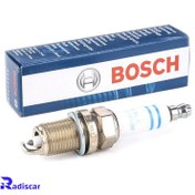تصویر شمع موتور پایه کوتاه سوزنی دبل پلاتینیوم تک الکترود FR 7 KPP 332 برند Bosch کد 0242235776 