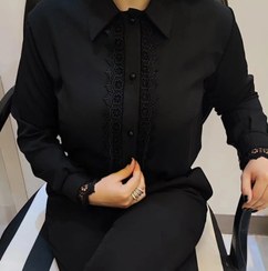 تصویر شومیز مشکی آسا - مشکی / 