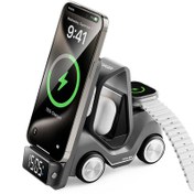 تصویر شارژر وایرلس اپل مدل iPhone 15 ظرفیت ۱۵ وات 