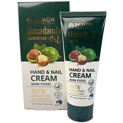 تصویر کرم دست و ناخن تیوپی دیلمون حاوی روغن ماکادمیا حجم 75 میل 