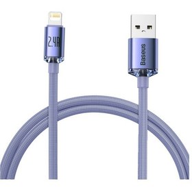 تصویر کابل تبدیل USB به لایتنینگ باسئوس مدل CAJY000105 طول 2متر lightning CABLE Baseus CAJY000105 2m