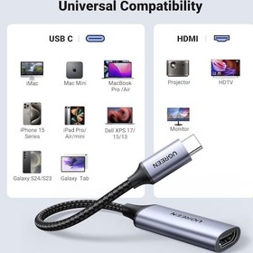 تصویر مبدل USB-C به HDMI یوگرین مدل CM297-70444 converter Ugreen CM297-70444