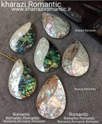 تصویر آویز صدف آبالون اصل 