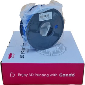 تصویر فیلامنت +PLA برند گاندو (آبی، 250 گرم) 