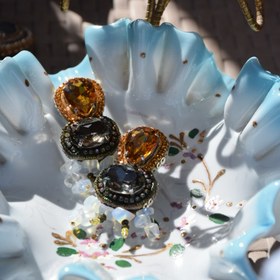 تصویر گوشواره کهربا 