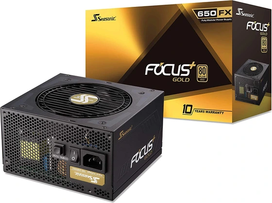 【極美品・付属品完備】Seasonic FOCUS PLUS 650 Gold Seasonic Focus Plus Gold High Quality Power Supplies