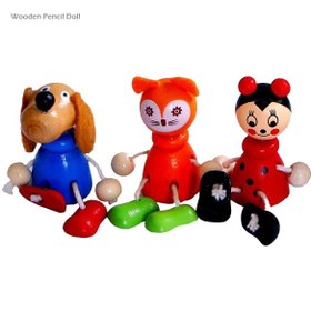 تصویر سرمدادی چوبی فانتزی 