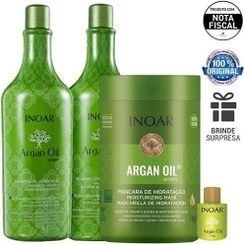 تصویر پک مراقبت از موی اینوار روغن آرگان INOAR Argan oil hair care pack 