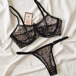 تصویر ست سوتین و شورت زنانه مکسوریا طرح ببری 