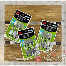 تصویر آویز چسبی فلزی 6 عددی نرگس (چسبک) 