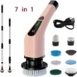 تصویر برس و اسکرابر شارژی چند منظوره Electric Cordless cleaning brush CLE01